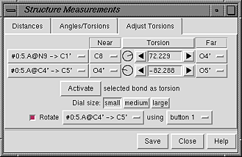 adjust torsions panel